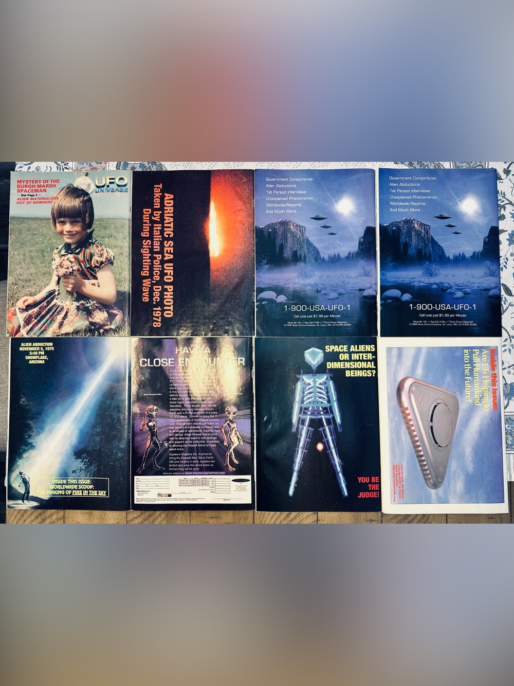 Vintage UFO Universe Magazine Lot - 8 Issues (Inc 1988 Premier Issue!) - Picture 2 of 10